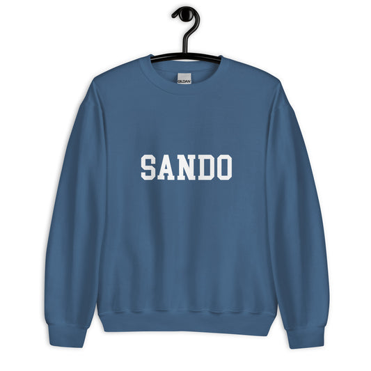 Sando Sweatshirt - Straight Font