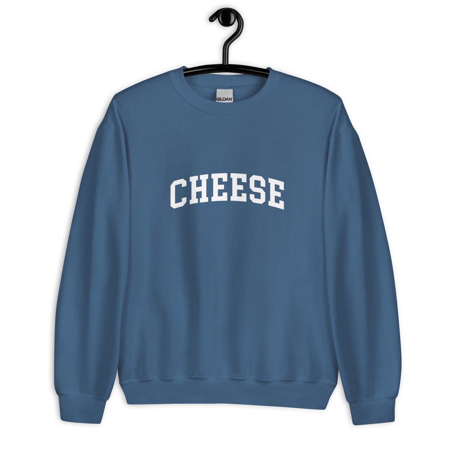 Cheese Sweatshirt - Arched Font