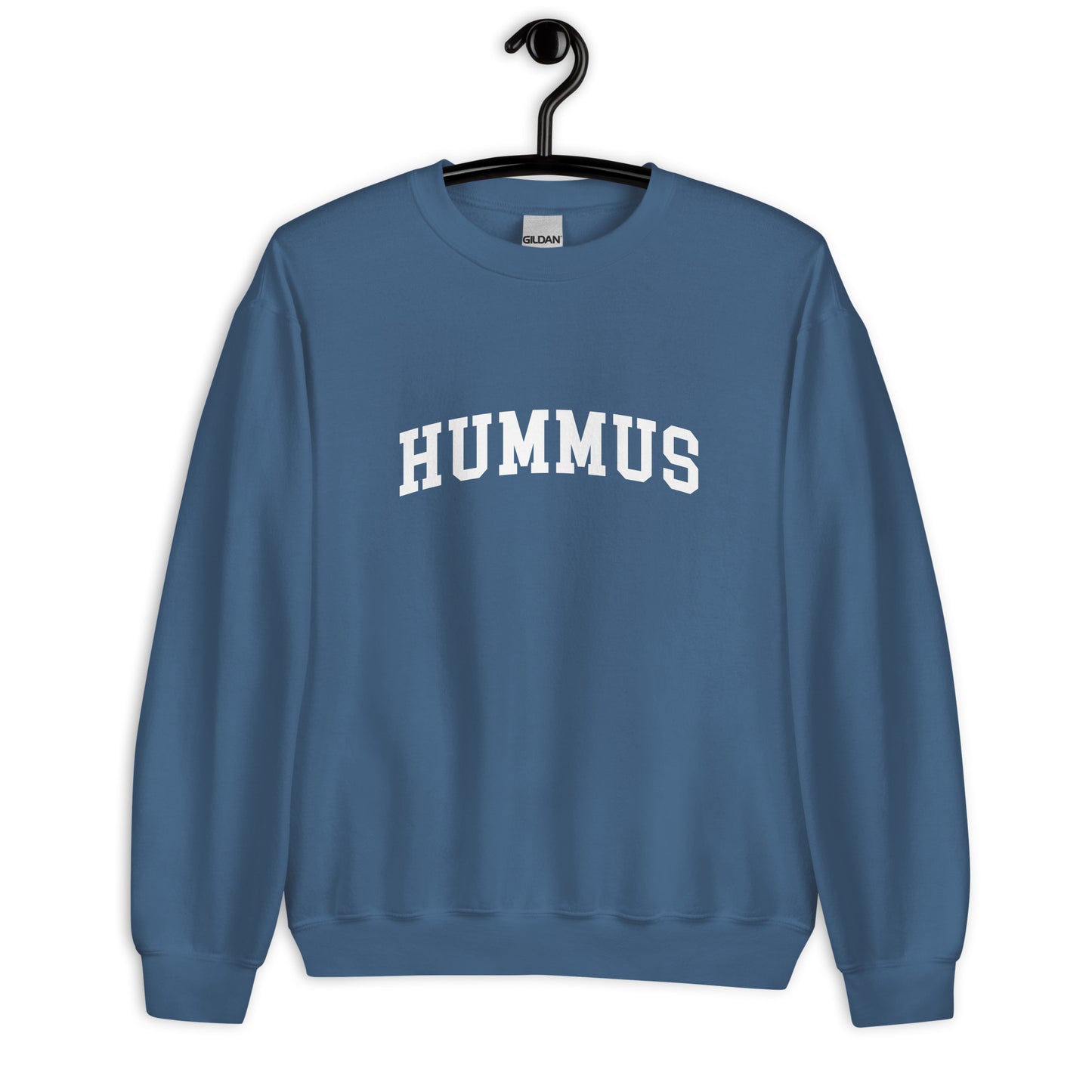 Hummus Sweatshirt - Arched Font