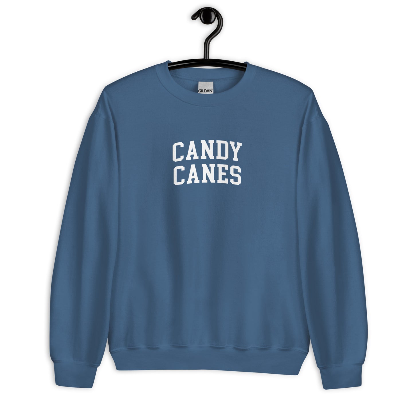 Candy Canes Sweatshirt - Arched Font