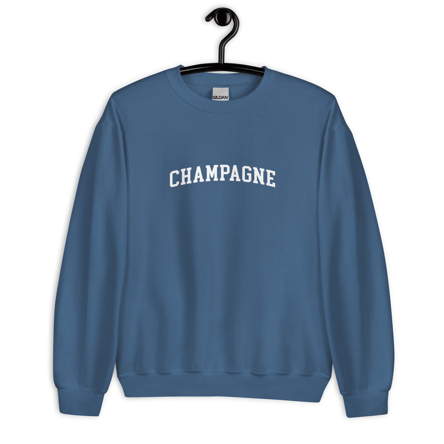 Champagne Sweatshirt - Arched Font