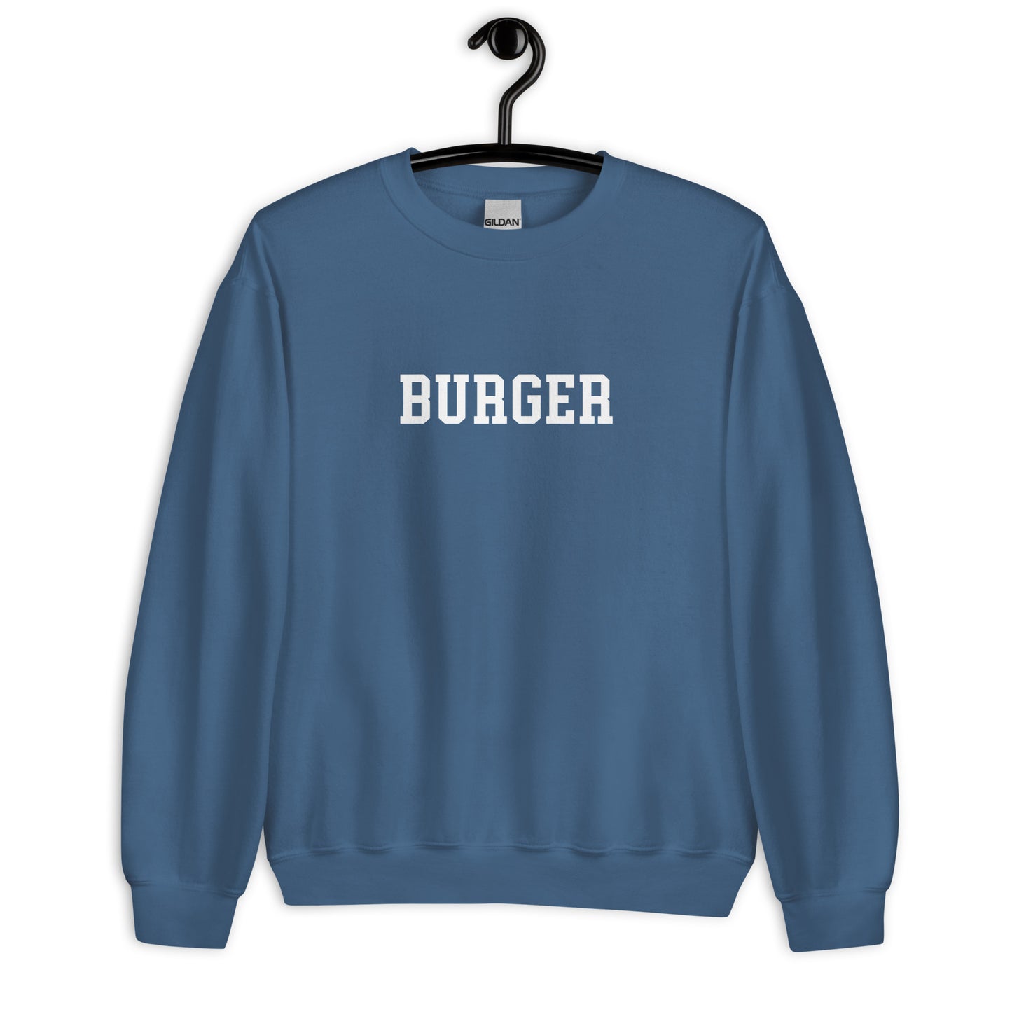 Burger Sweatshirt - Straight Font