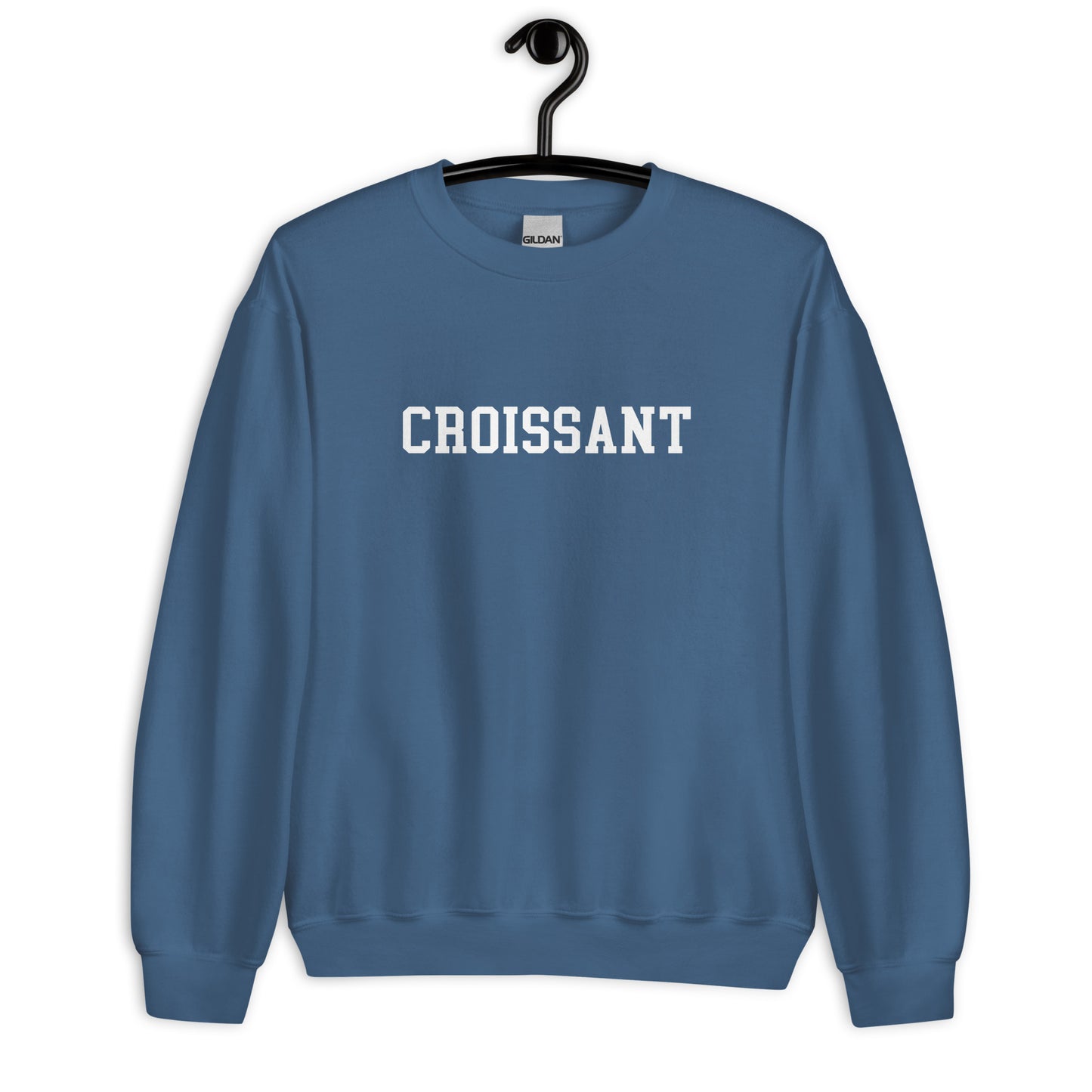 Croissant Sweatshirt - Straight Font
