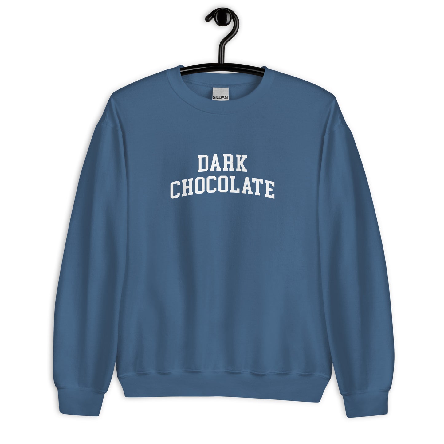 Dark Chocolate Sweatshirt - Arched Font
