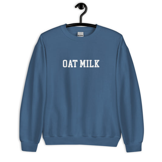 Oat Milk Sweatshirt - Straight Font