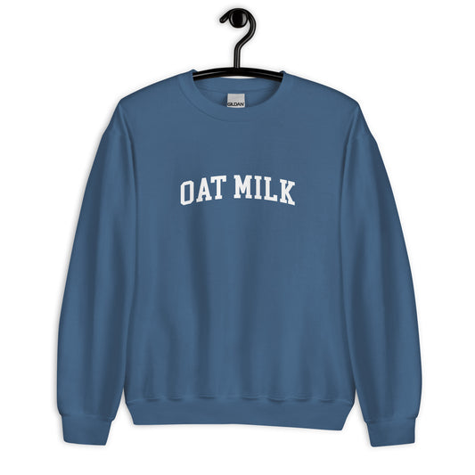 Oat Milk Sweatshirt - Arched Font
