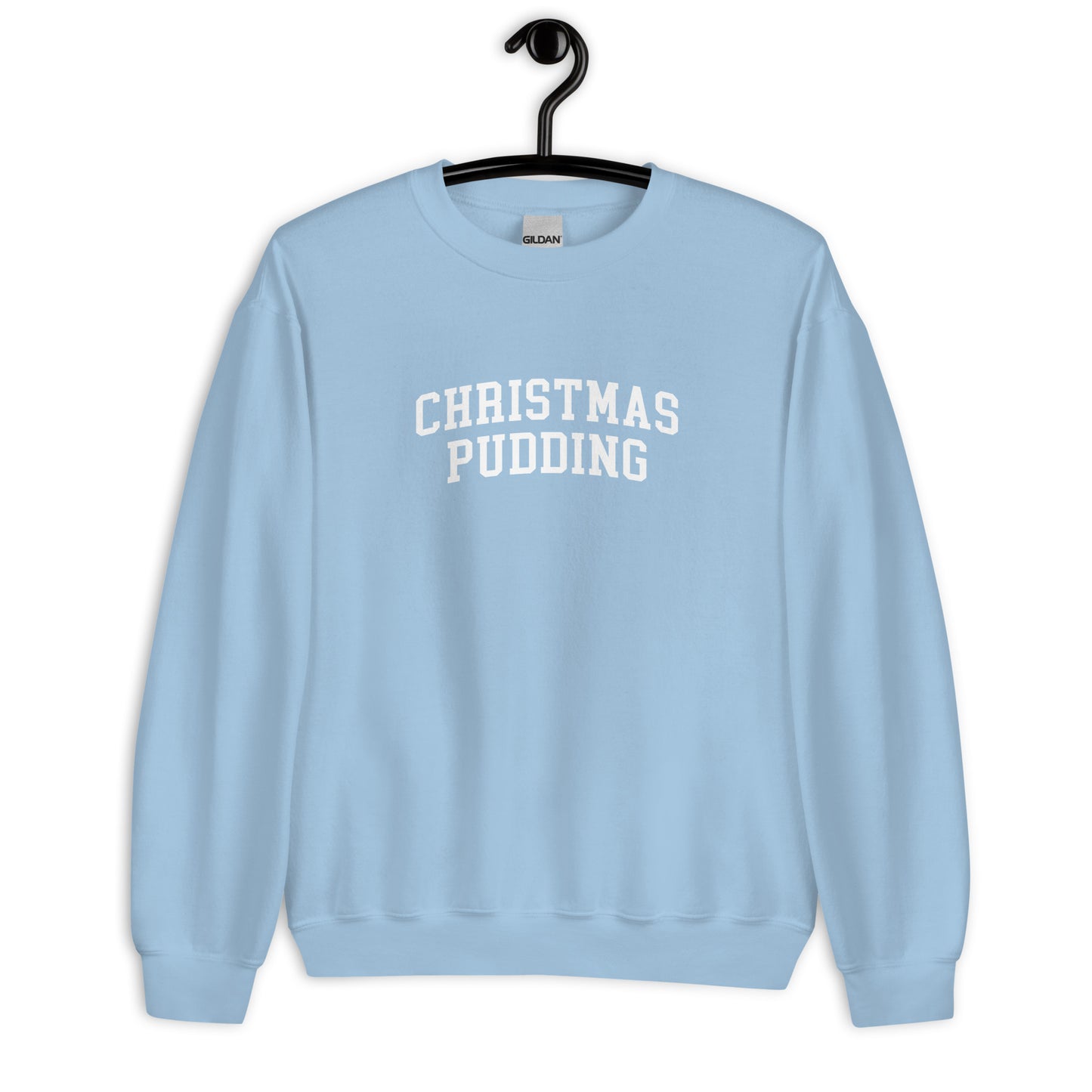 Christmas Pudding Sweatshirt - Arched Font