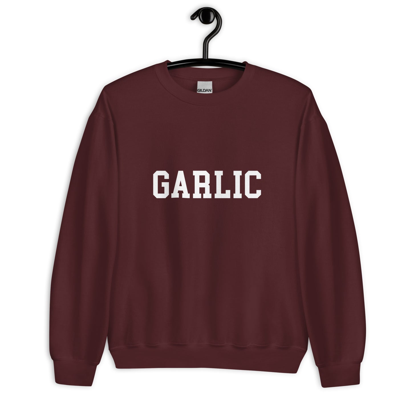 Garlic Sweatshirt - Straight Font