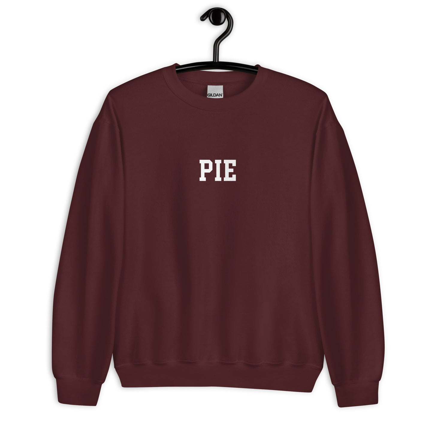 Pie Sweatshirt - Straight Font