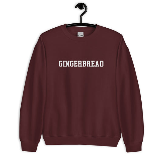 Gingerbread Sweatshirt - Straight Font