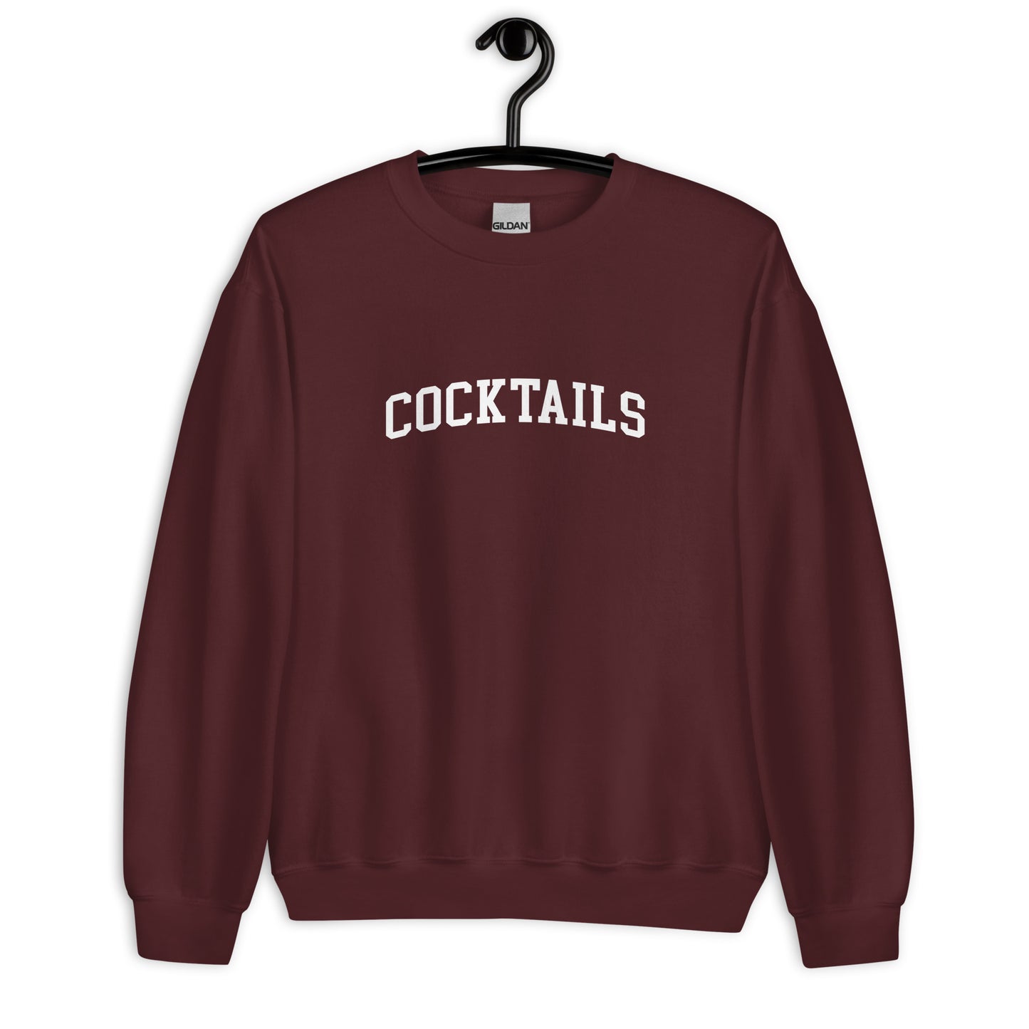 Cocktails Sweatshirt - Arched Font