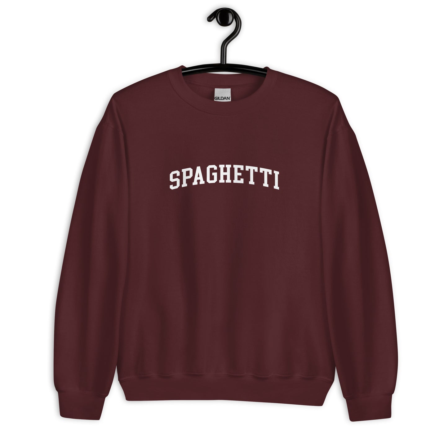 Spaghetti Sweatshirt - Arched Font