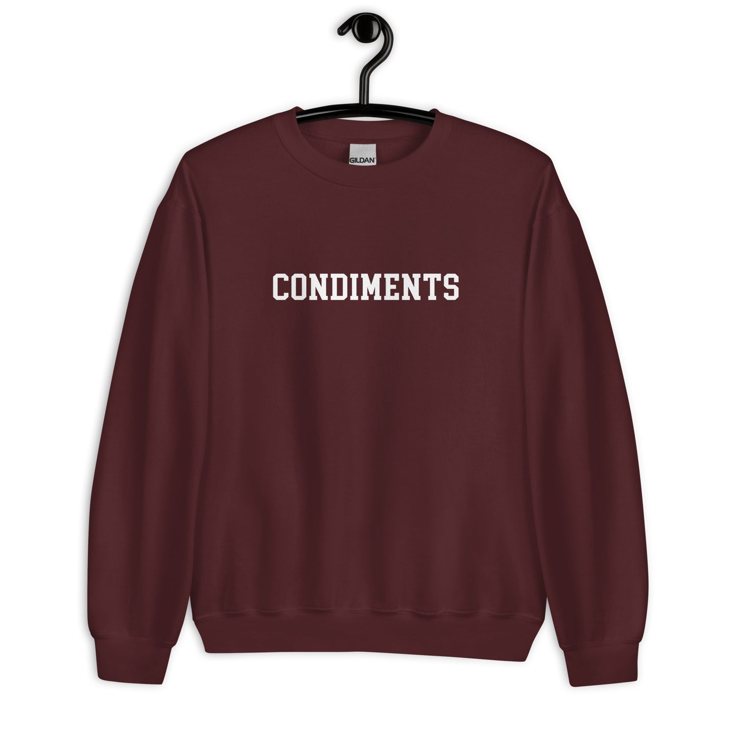 Condiments Sweatshirt - Straight Font