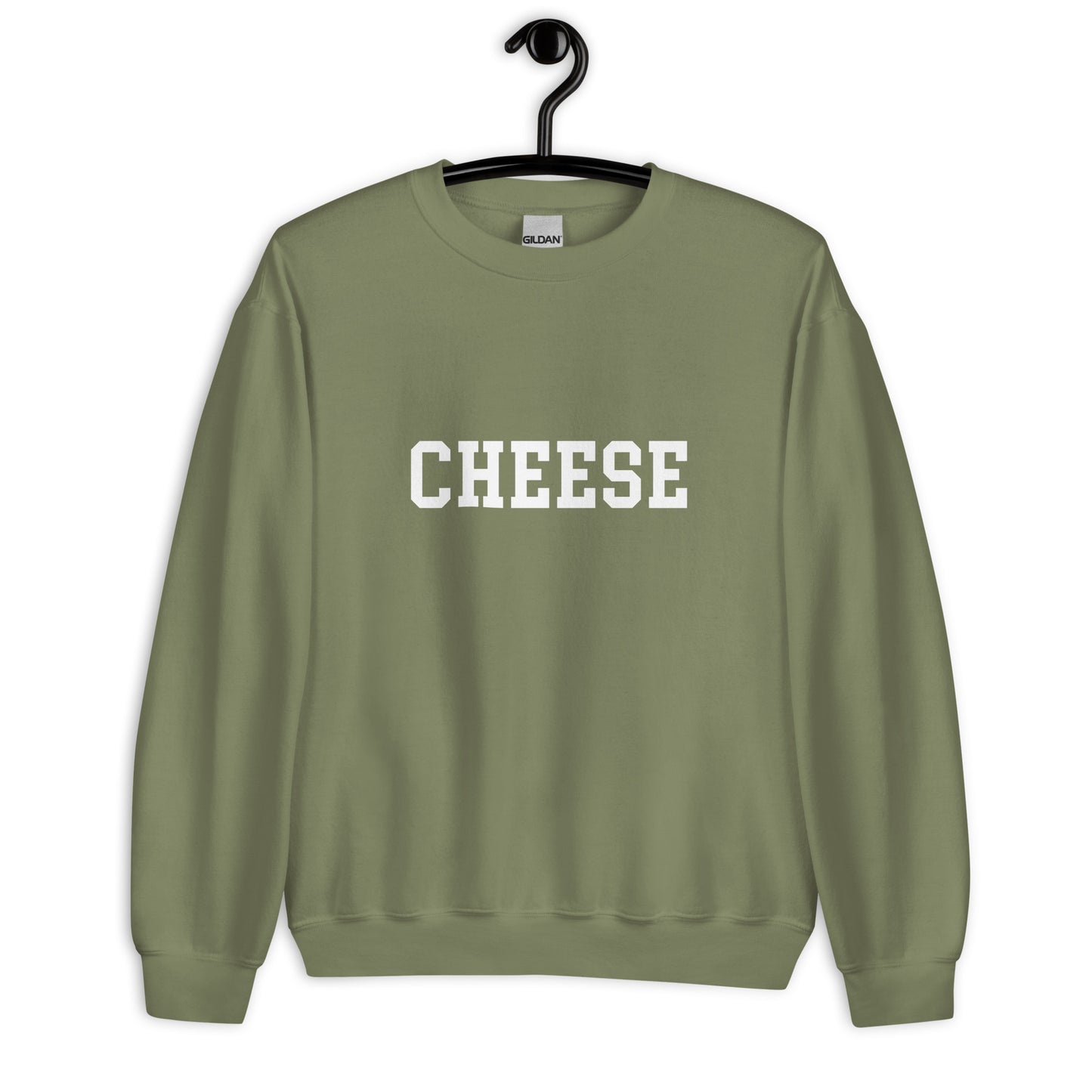 Cheese Sweatshirt - Straight Font