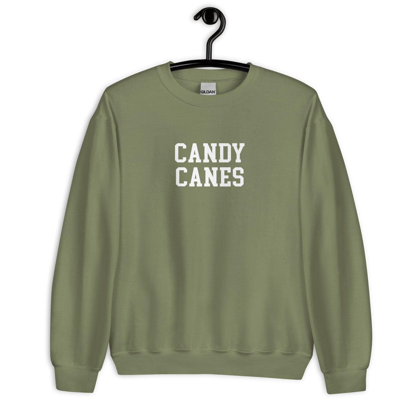 Candy Canes Sweatshirt - Straight Font