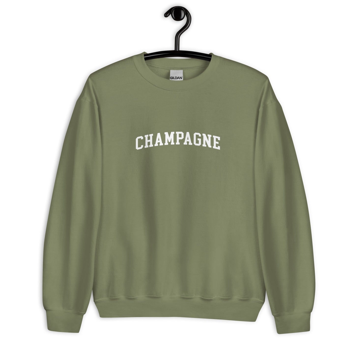 Champagne Sweatshirt - Arched Font