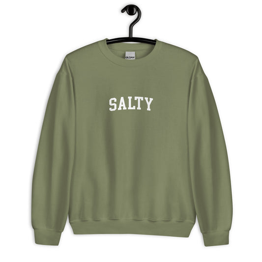 Salty Sweatshirt - Arched Font
