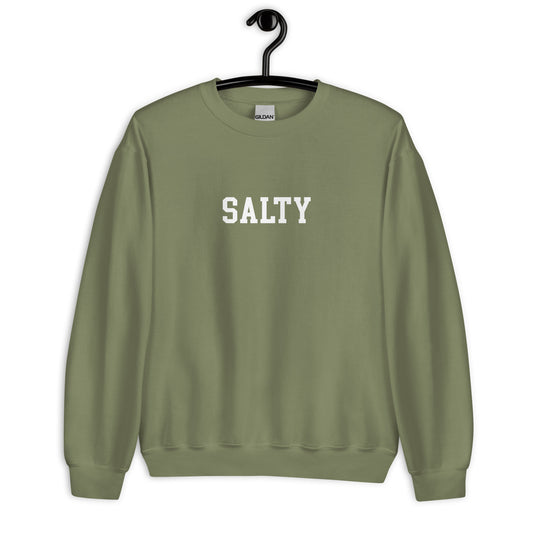 Salty Sweatshirt - Straight Font