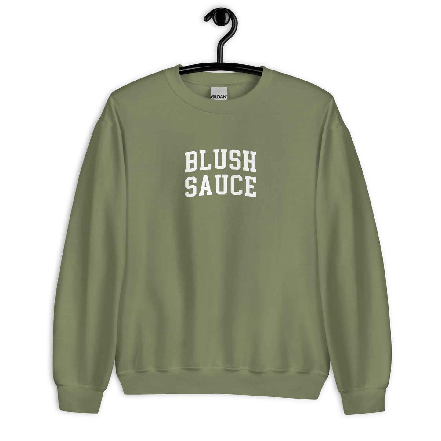 Blush Sauce Sweatshirt - Arched Font