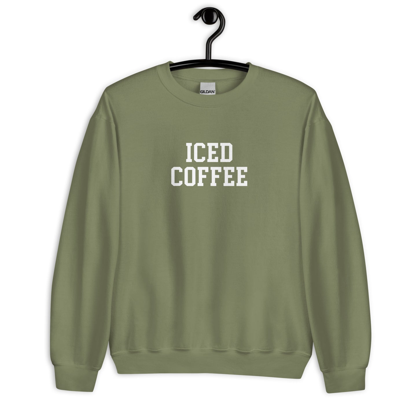 Iced Coffee Sweatshirt - Straight Font