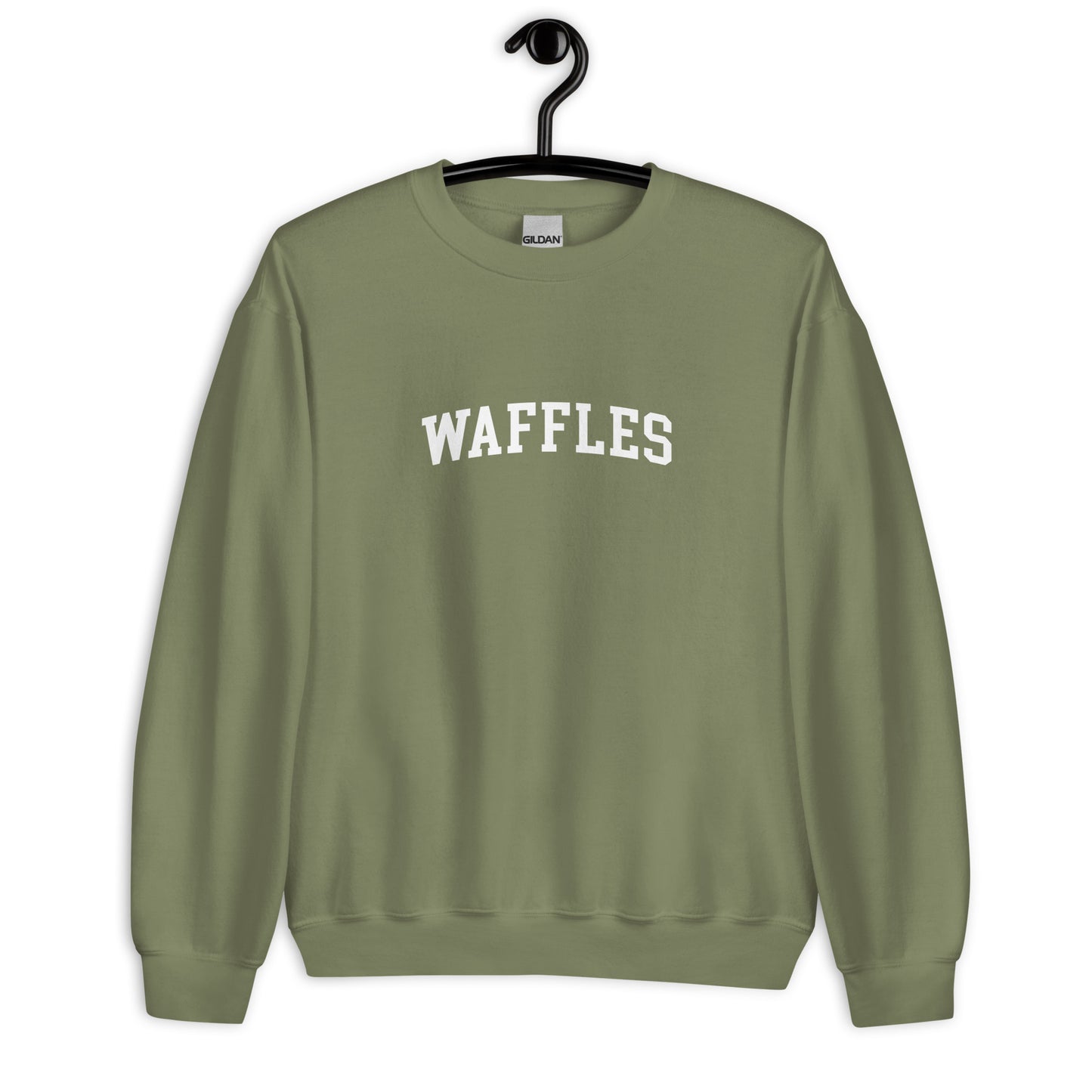 Waffles Sweatshirt - Arched Font