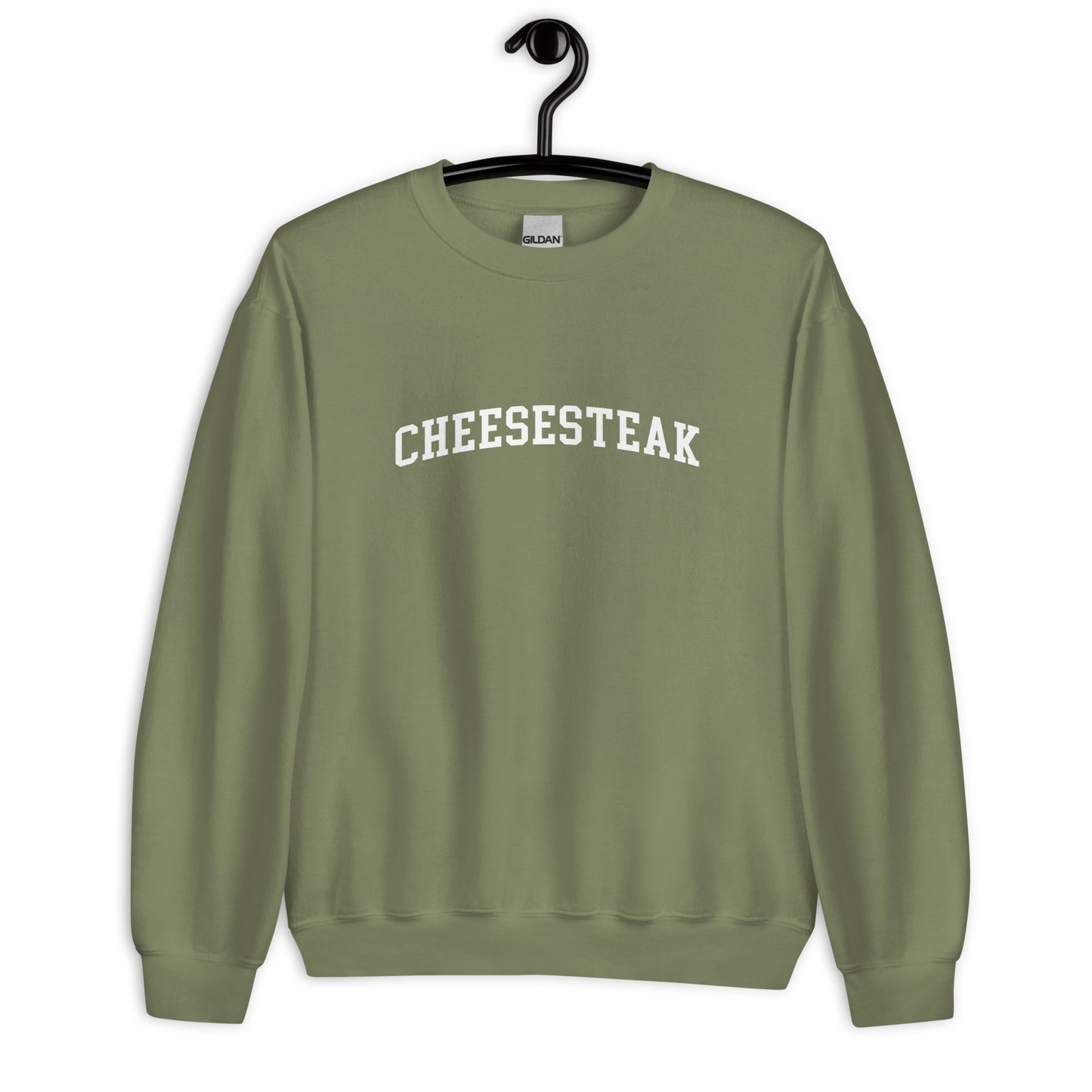 Cheesesteak Sweatshirt - Arched Font