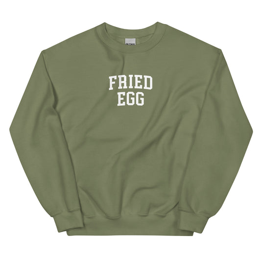 Fried Egg Sweatshirt - Straight Font