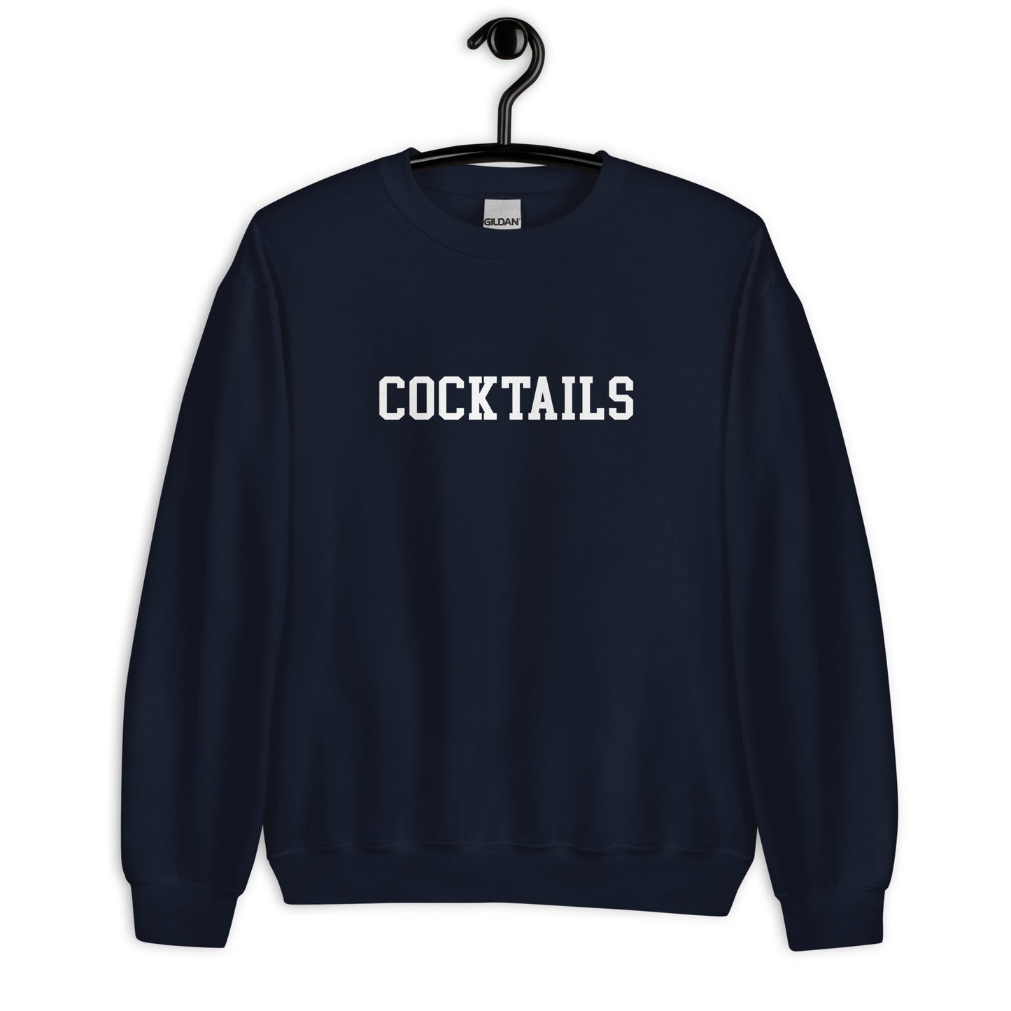 Cocktails Sweatshirt - Straight Font