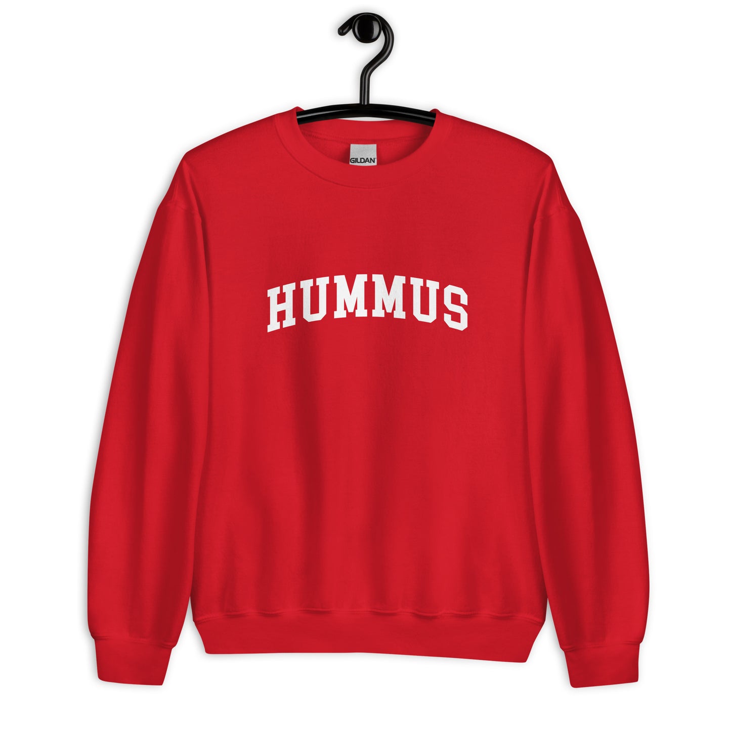 Hummus Sweatshirt - Arched Font