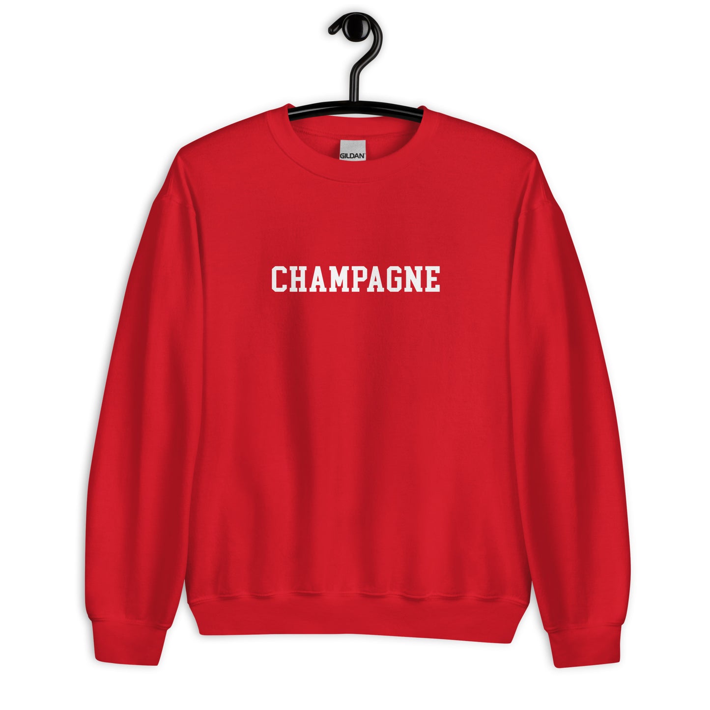 Champagne Sweatshirt - Arched Font