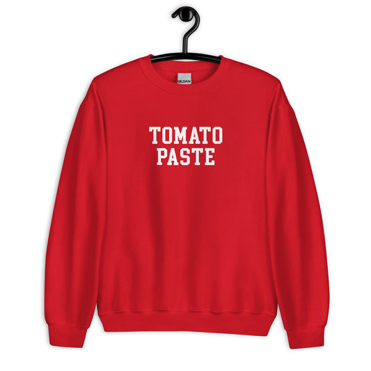 Tomato Paste Sweatshirt - Straight Font