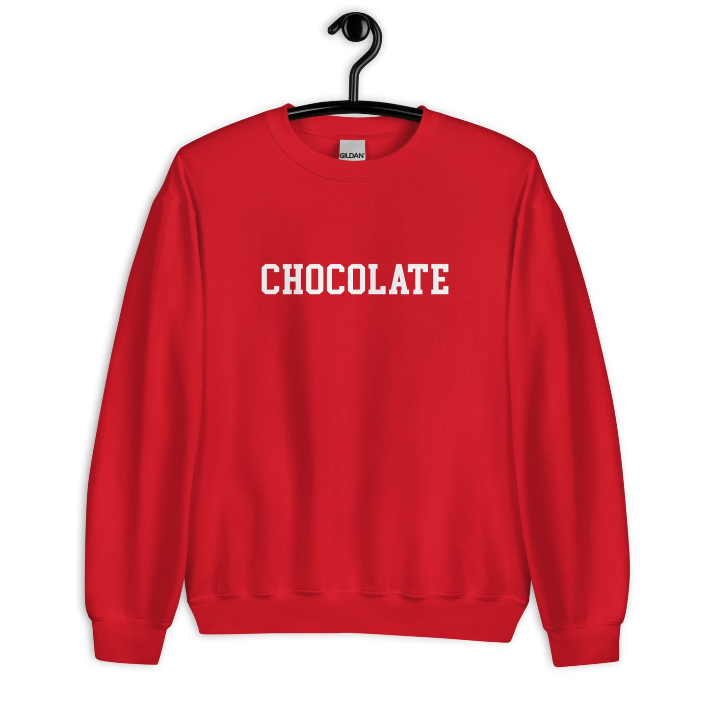 Chocolate Sweatshirt - Straight Font