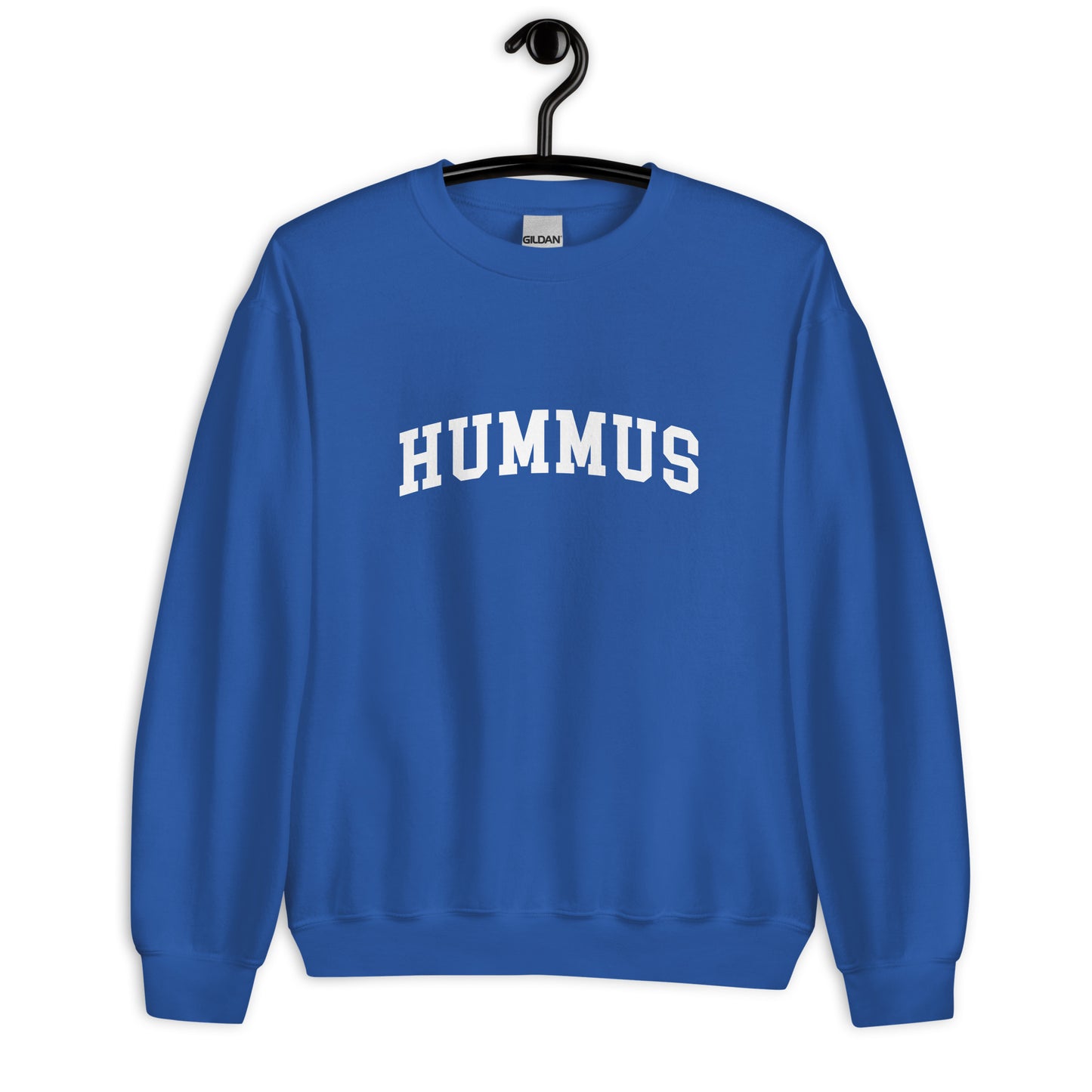 Hummus Sweatshirt - Arched Font