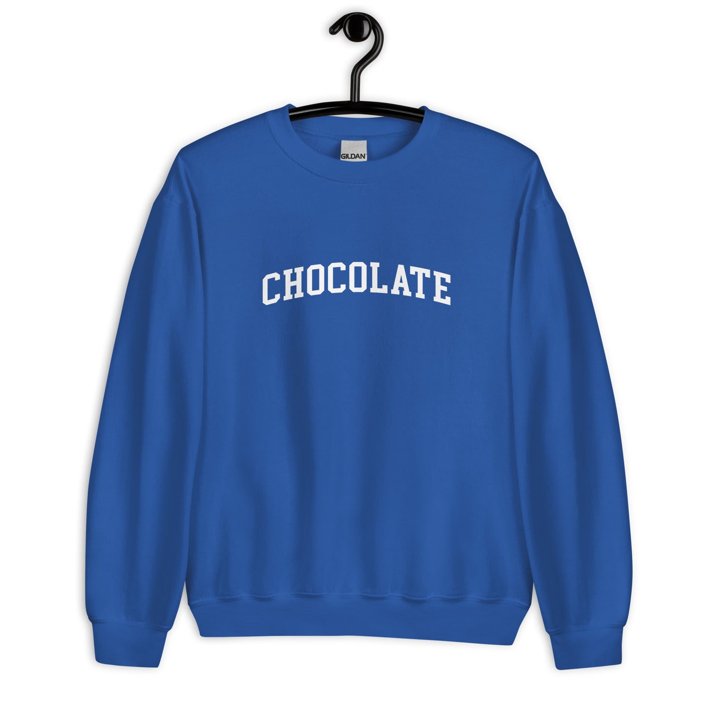 Chocolate Sweatshirt - Arched Font
