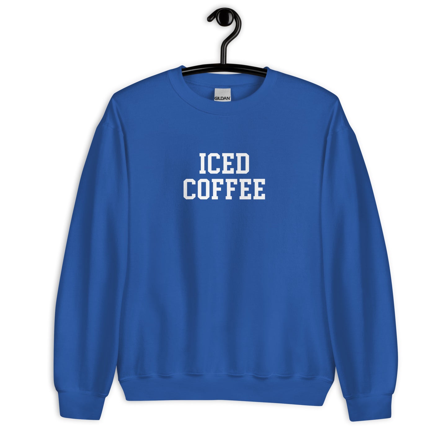 Iced Coffee Sweatshirt - Straight Font