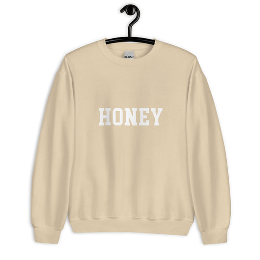 Honey Sweatshirt - Straight Font