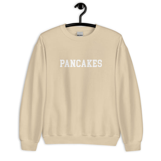 Pancakes Sweatshirt - Straight Font