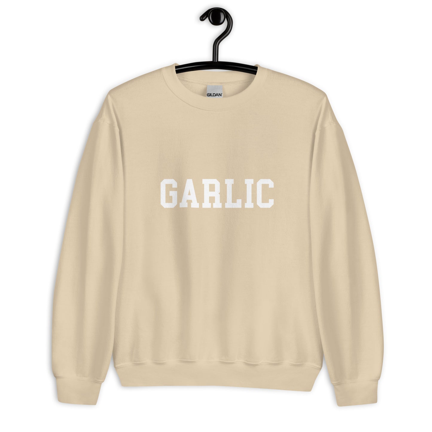 Garlic Sweatshirt - Straight Font