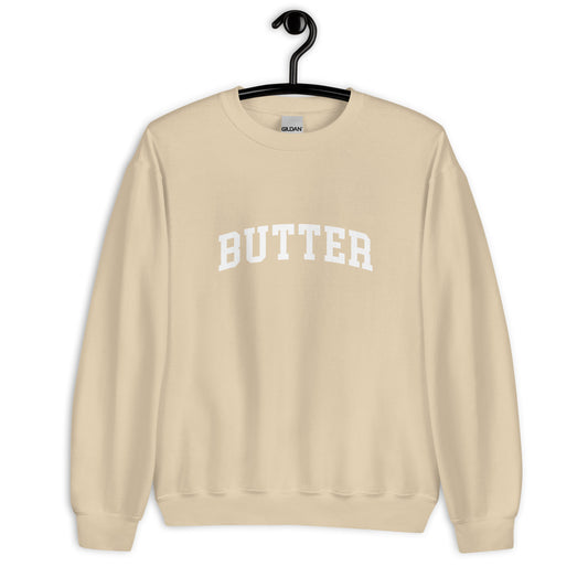 Butter Sweatshirt - Arched Font