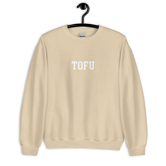 Tofu Sweatshirt - Straight Font