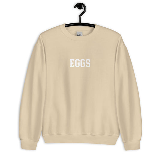 Eggs Sweatshirt - Straight Font