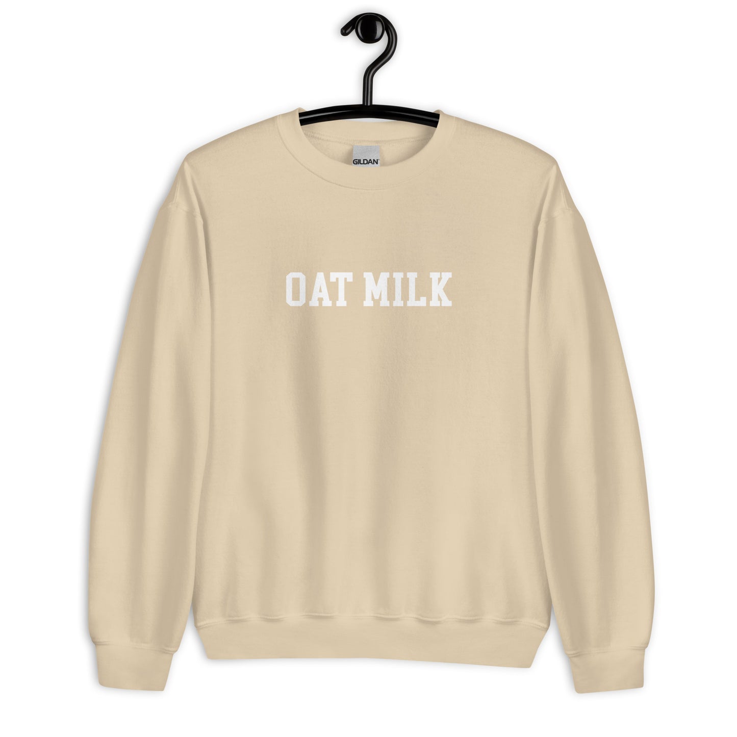 Oat Milk Sweatshirt - Straight Font