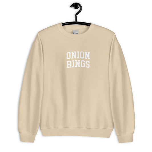 Onion Rings Sweatshirt - Arched Font