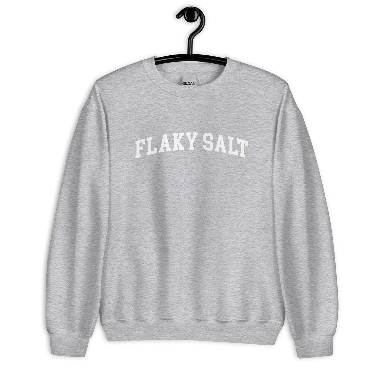 Flaky Salt Sweatshirt - Arched Font