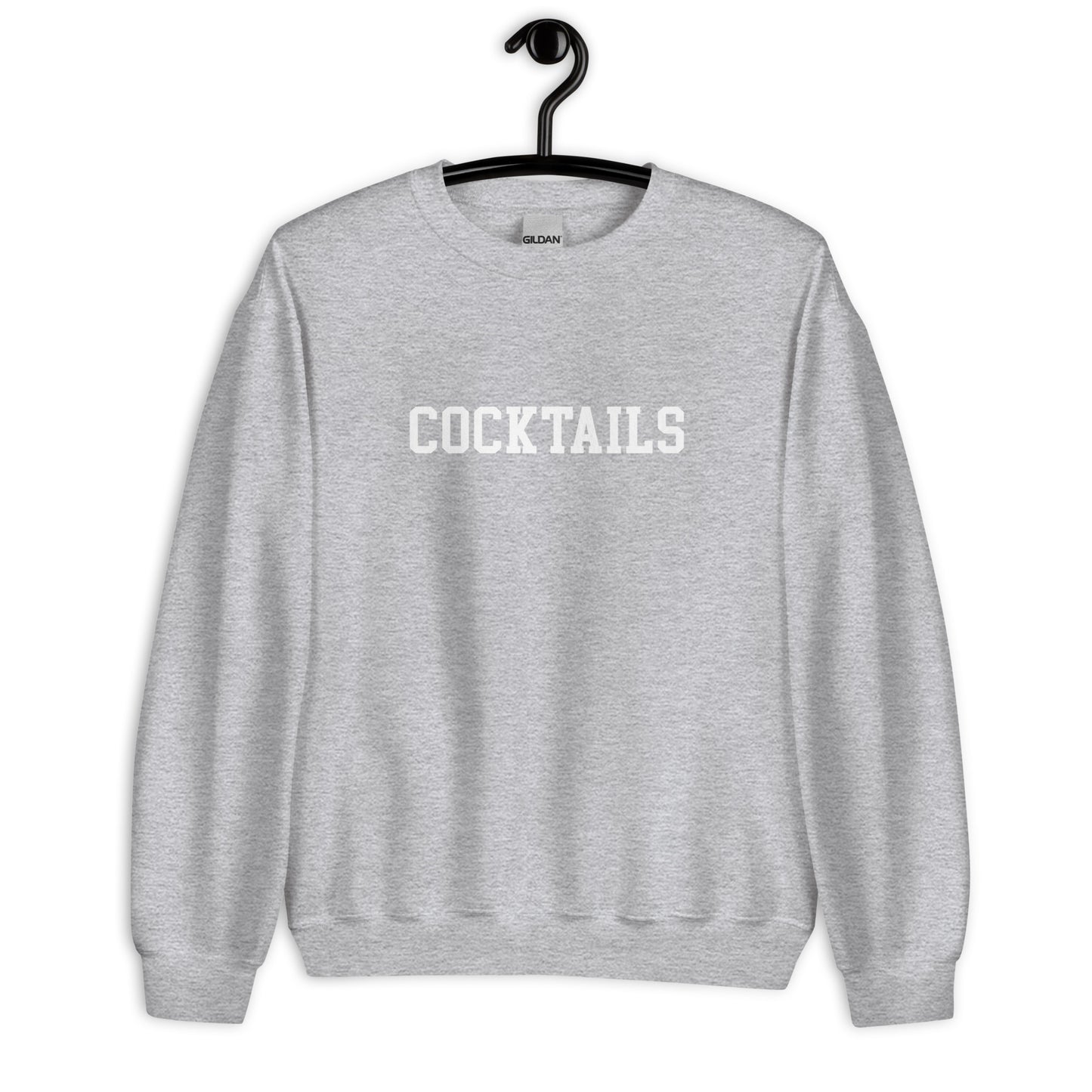 Cocktails Sweatshirt - Straight Font