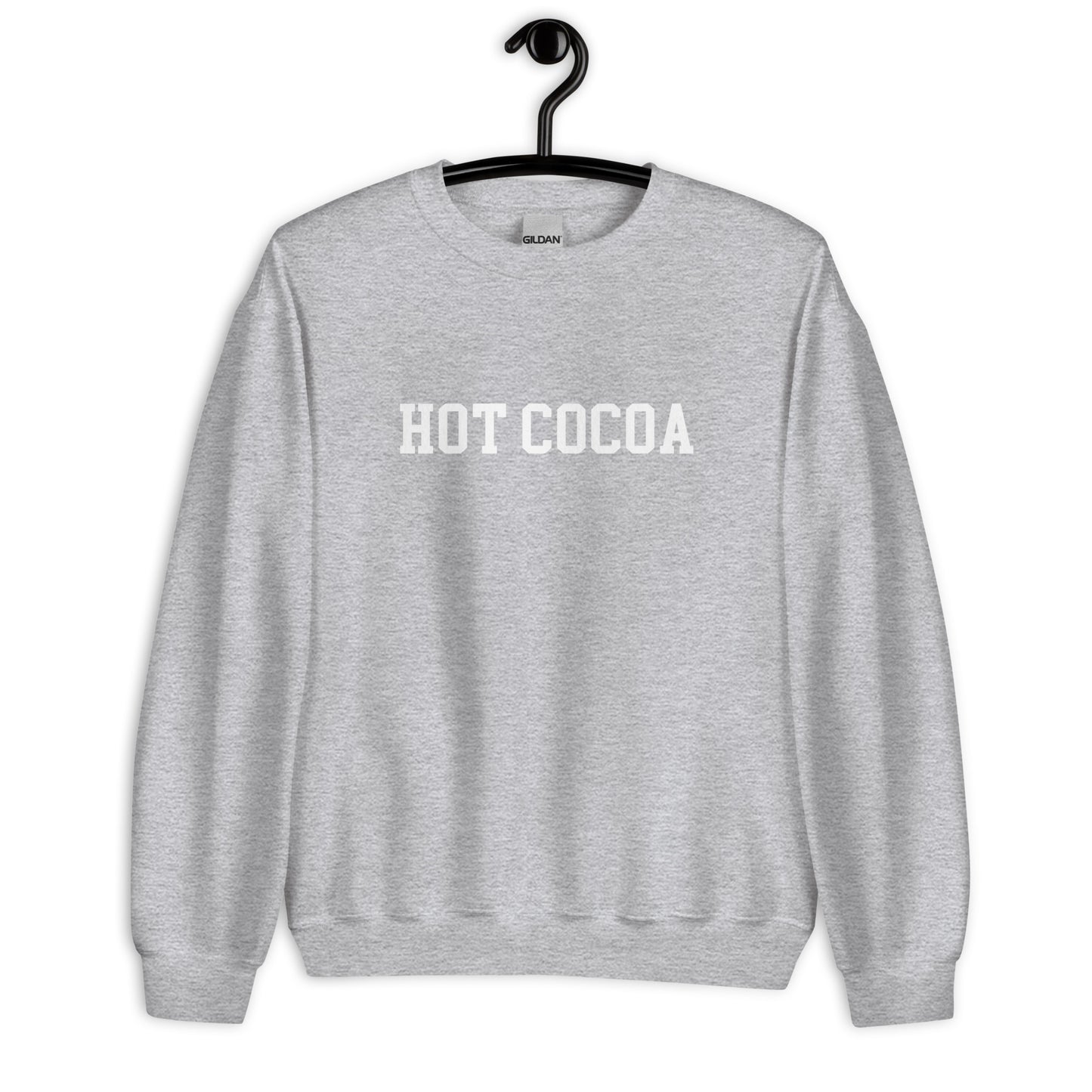 Hot Cocoa Sweatshirt - Straight Font
