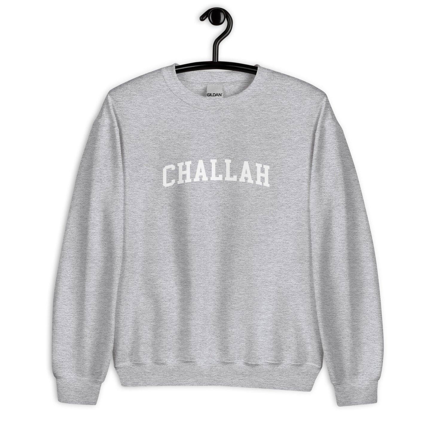 Challah Sweatshirt - Arched Font
