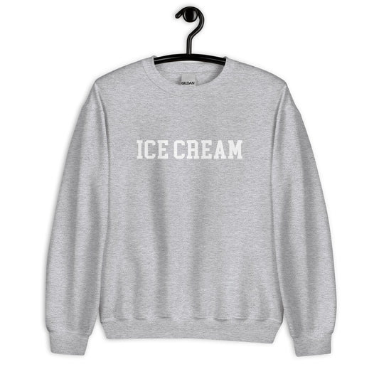 Ice Cream Sweatshirt - Straight Font