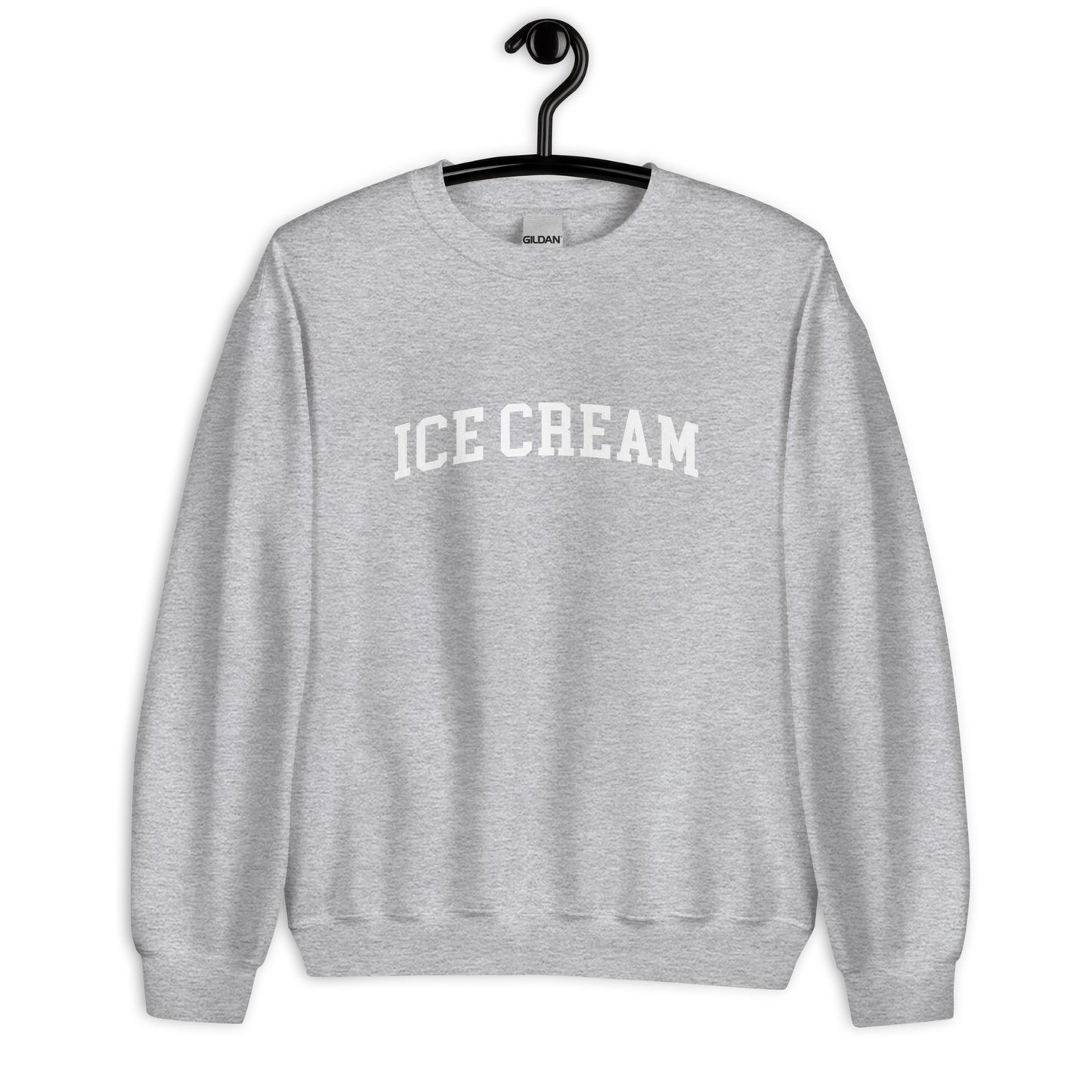 Ice Cream Sweatshirt - Arched Font
