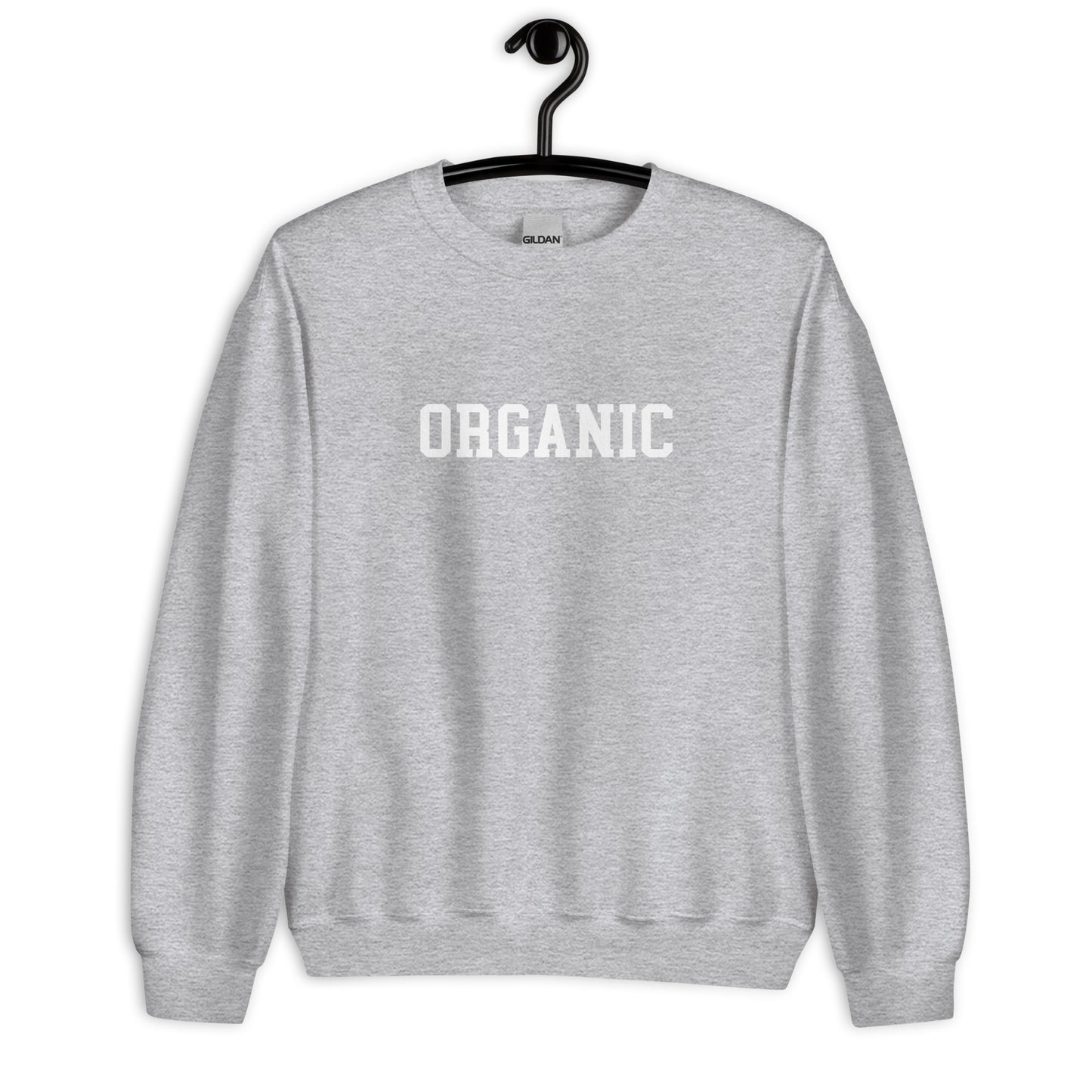 Organic Sweatshirt - Straight Font